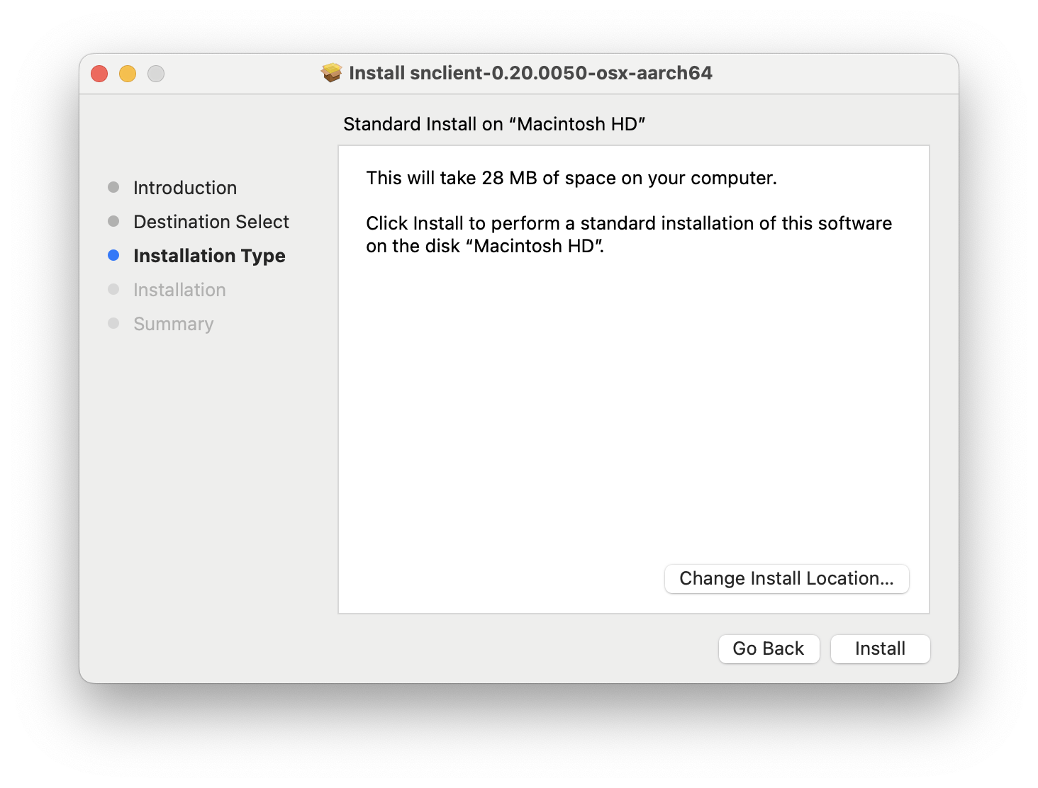 pkg installer